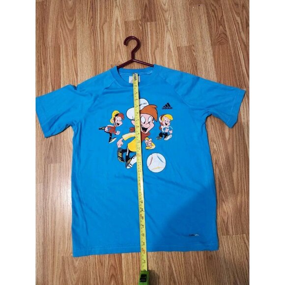 Adidas Snap Crackle Pop Rice Krispies T-Shirt Size Large Blue Made In Canada - Picture 6 of 7